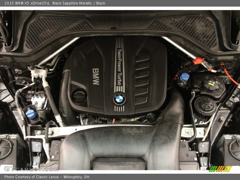 Black Sapphire Metallic / Black 2015 BMW X5 xDrive35d
