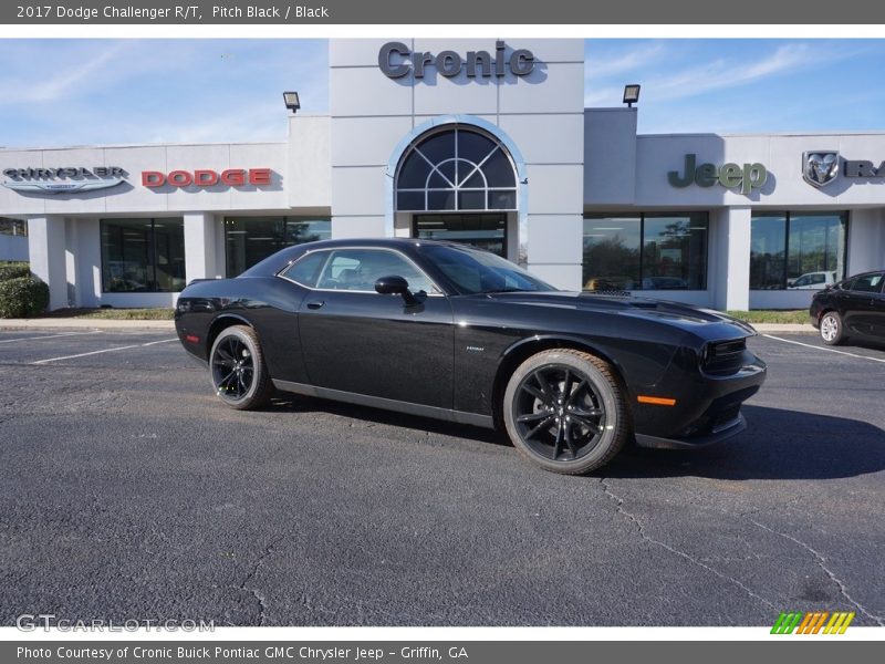 Pitch Black / Black 2017 Dodge Challenger R/T
