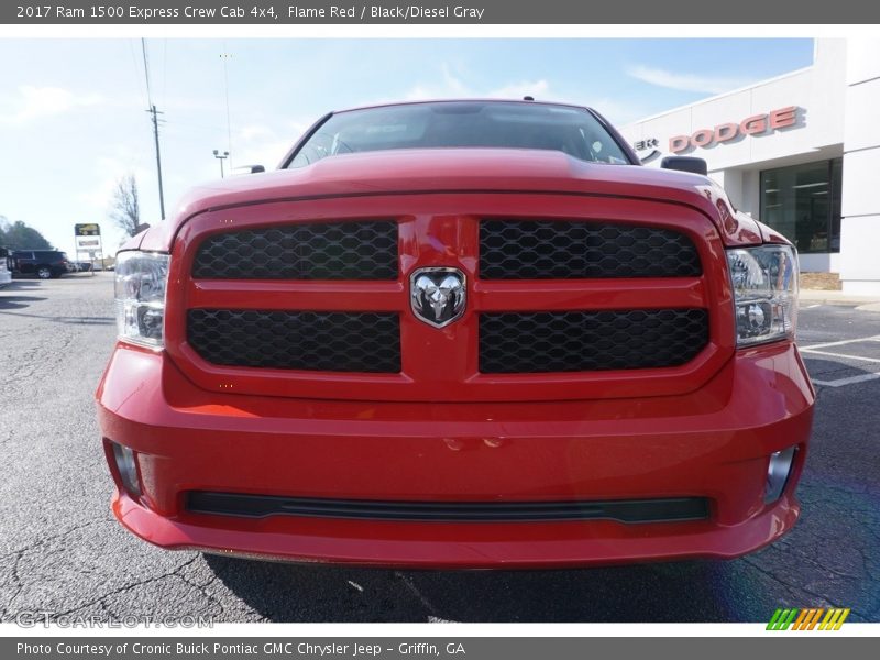 Flame Red / Black/Diesel Gray 2017 Ram 1500 Express Crew Cab 4x4