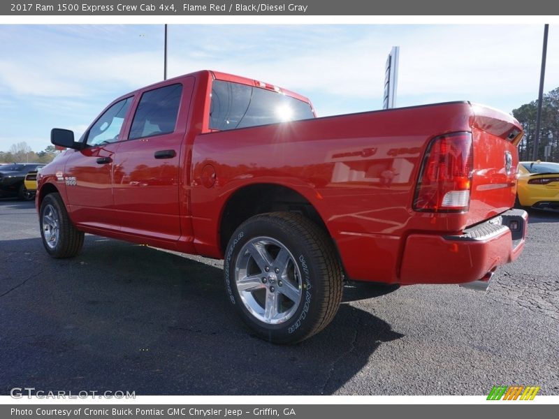 Flame Red / Black/Diesel Gray 2017 Ram 1500 Express Crew Cab 4x4