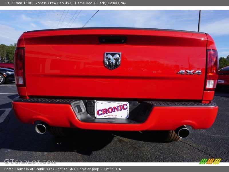 Flame Red / Black/Diesel Gray 2017 Ram 1500 Express Crew Cab 4x4