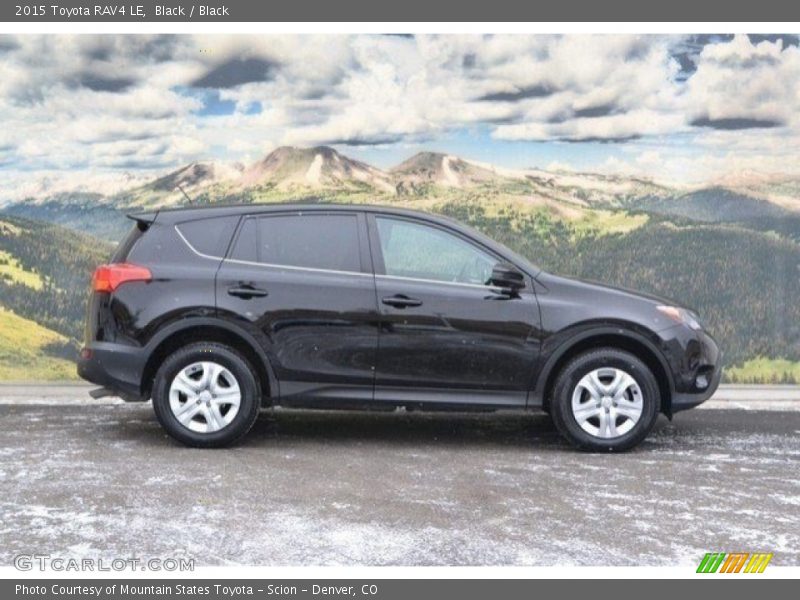 Black / Black 2015 Toyota RAV4 LE