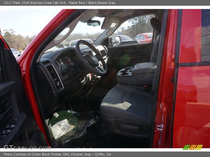 Flame Red / Black/Diesel Gray 2017 Ram 1500 Express Crew Cab 4x4
