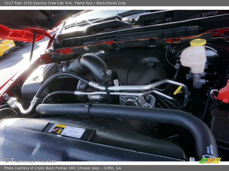 Flame Red / Black/Diesel Gray 2017 Ram 1500 Express Crew Cab 4x4