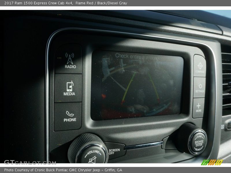 Flame Red / Black/Diesel Gray 2017 Ram 1500 Express Crew Cab 4x4