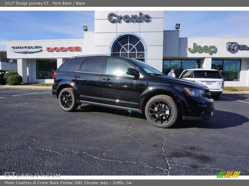 Pitch Black / Black 2017 Dodge Journey GT
