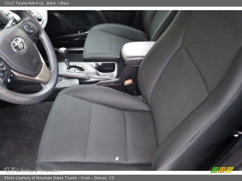Black / Black 2015 Toyota RAV4 LE