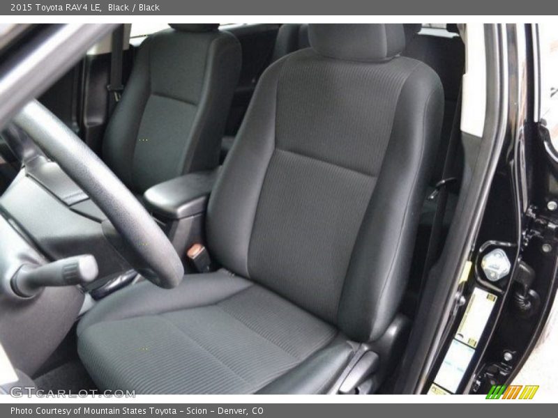 Black / Black 2015 Toyota RAV4 LE