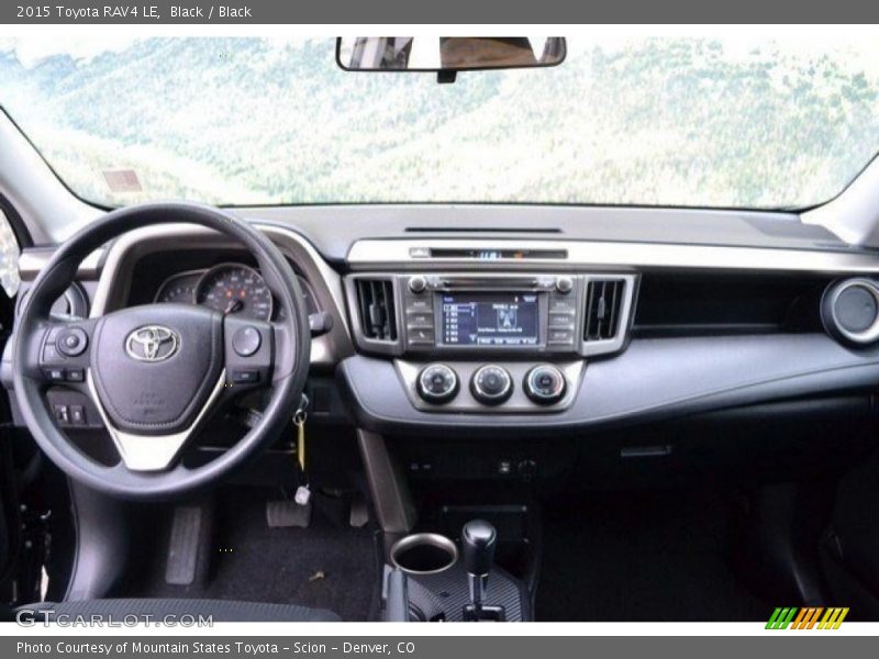 Black / Black 2015 Toyota RAV4 LE
