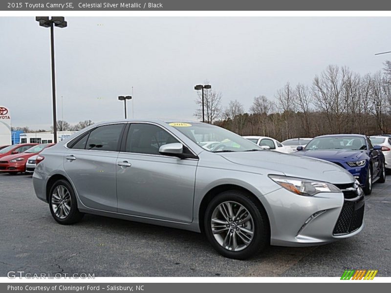 Celestial Silver Metallic / Black 2015 Toyota Camry SE