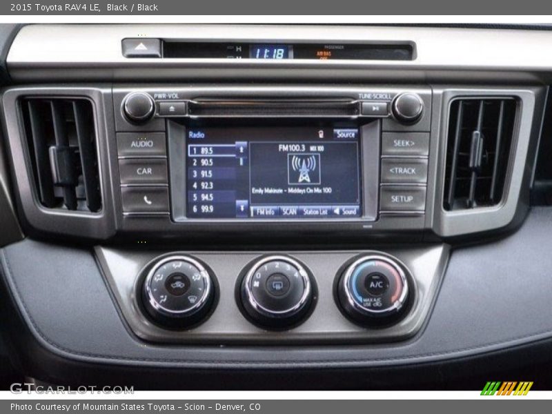 Black / Black 2015 Toyota RAV4 LE