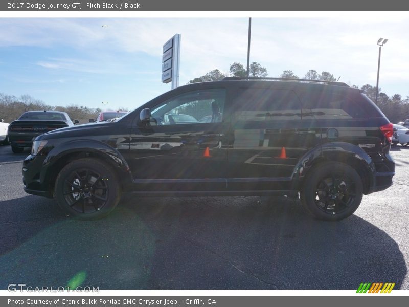 Pitch Black / Black 2017 Dodge Journey GT