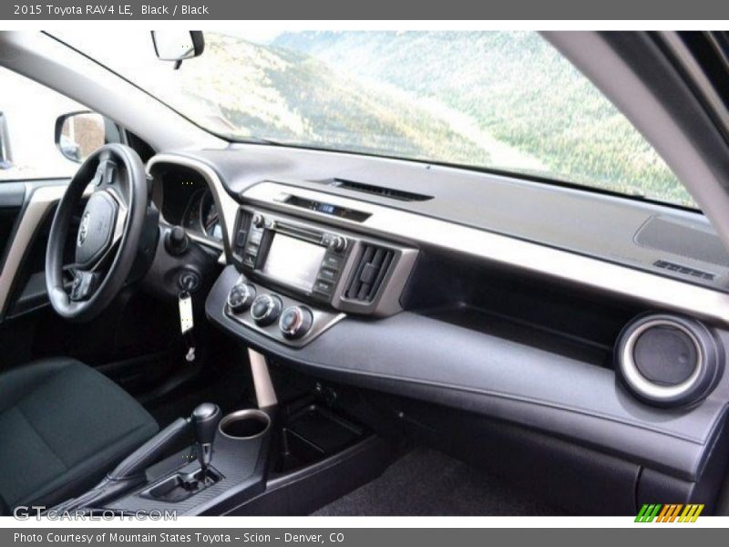 Black / Black 2015 Toyota RAV4 LE