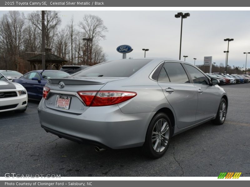 Celestial Silver Metallic / Black 2015 Toyota Camry SE