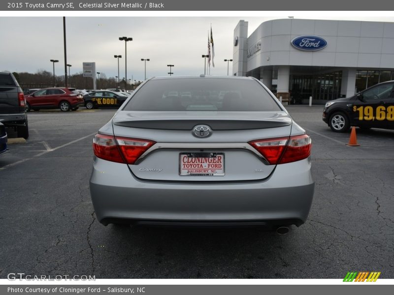 Celestial Silver Metallic / Black 2015 Toyota Camry SE