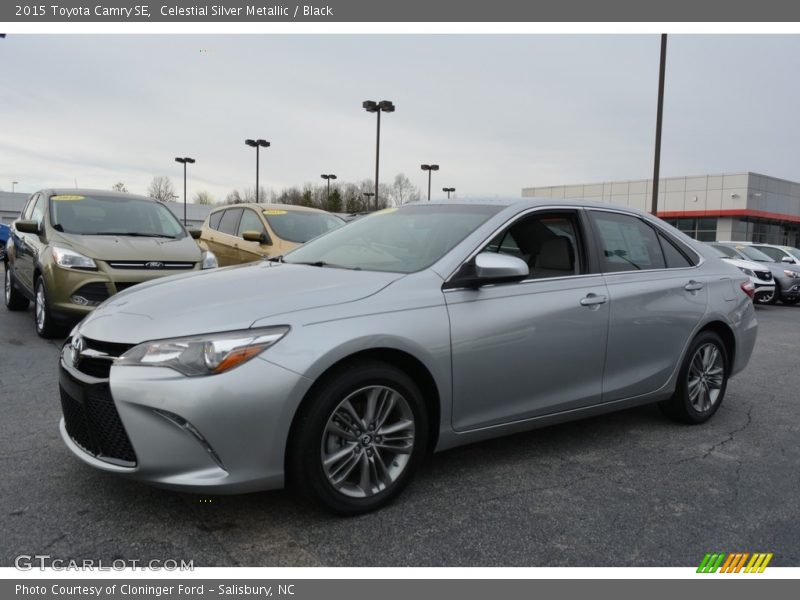 Celestial Silver Metallic / Black 2015 Toyota Camry SE