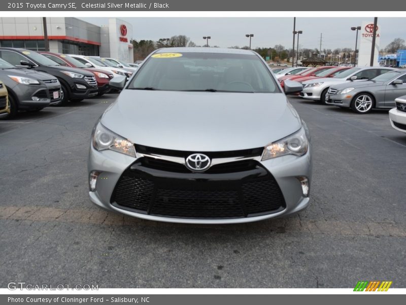 Celestial Silver Metallic / Black 2015 Toyota Camry SE