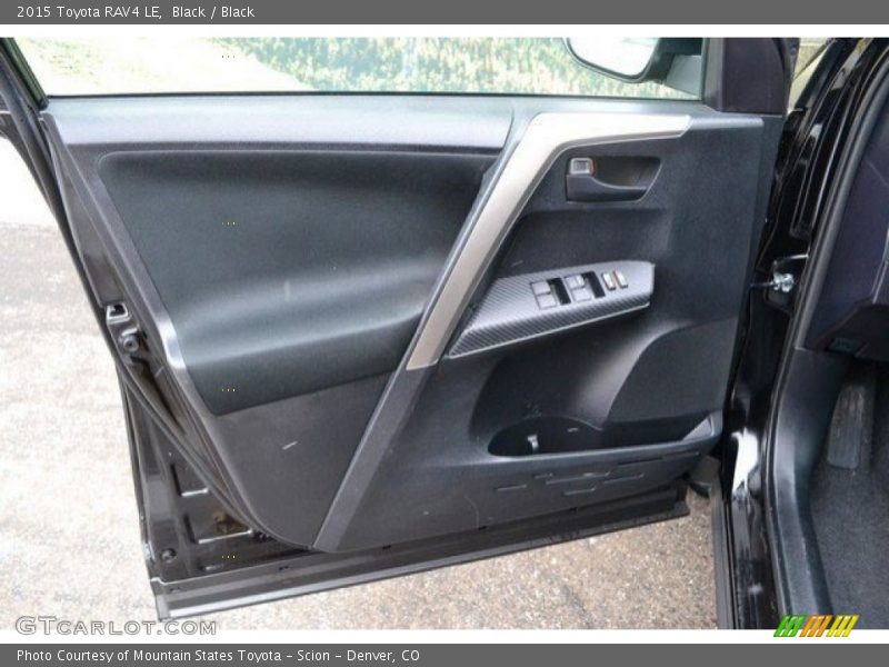 Black / Black 2015 Toyota RAV4 LE