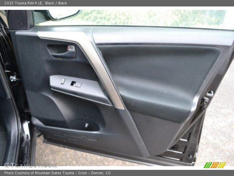 Black / Black 2015 Toyota RAV4 LE