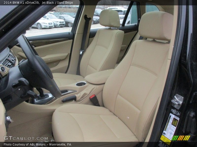 Jet Black / Sand Beige 2014 BMW X1 xDrive28i