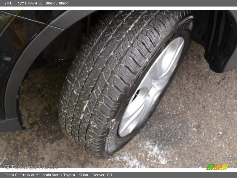Black / Black 2015 Toyota RAV4 LE
