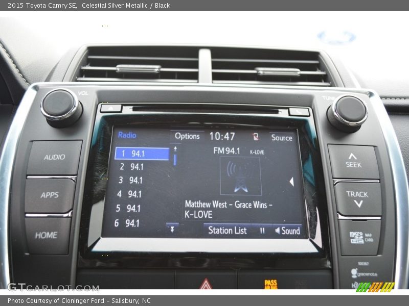 Celestial Silver Metallic / Black 2015 Toyota Camry SE