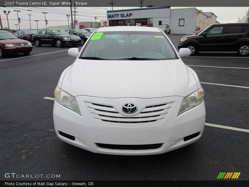 Super White / Bisque 2007 Toyota Camry LE