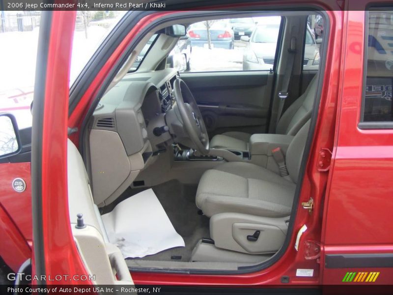Inferno Red Pearl / Khaki 2006 Jeep Commander 4x4