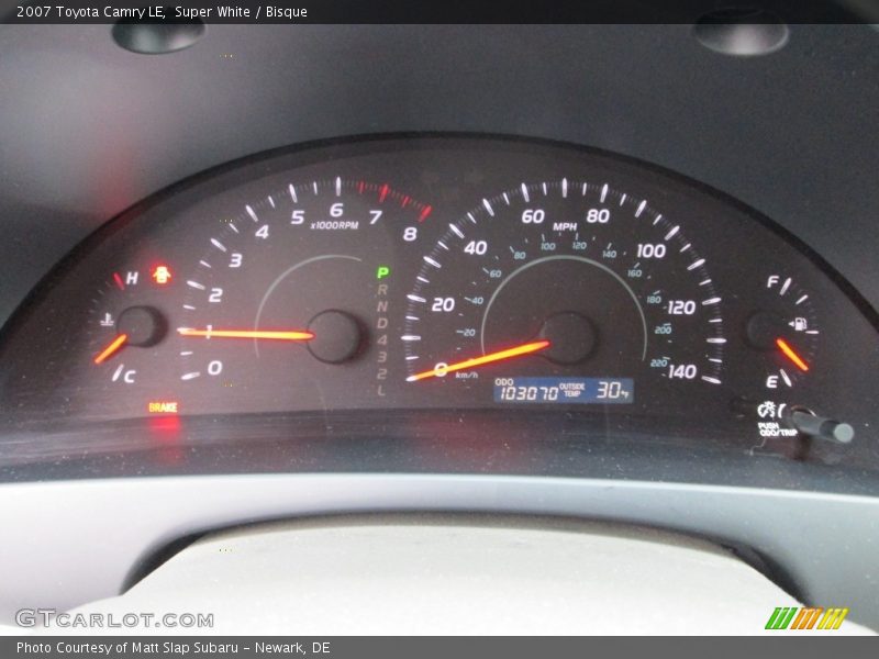 Super White / Bisque 2007 Toyota Camry LE