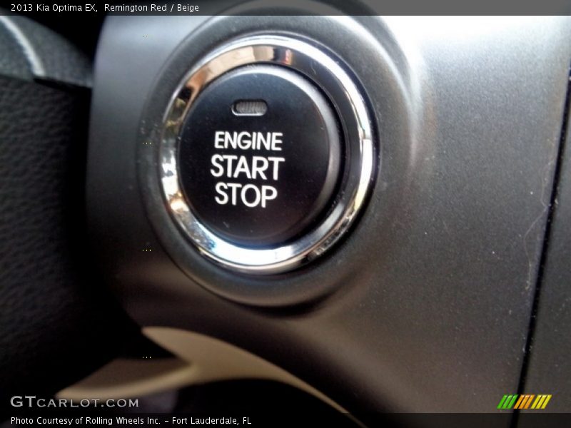 Remington Red / Beige 2013 Kia Optima EX