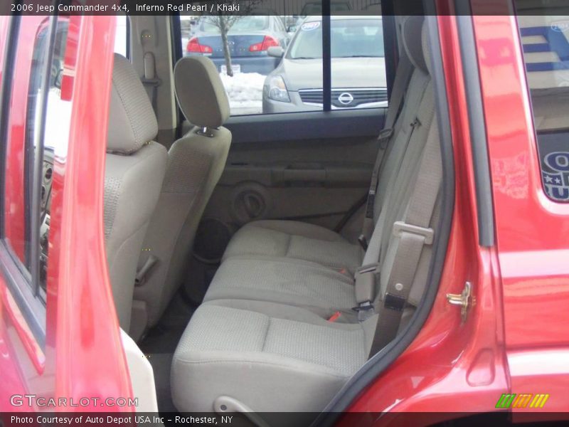 Inferno Red Pearl / Khaki 2006 Jeep Commander 4x4