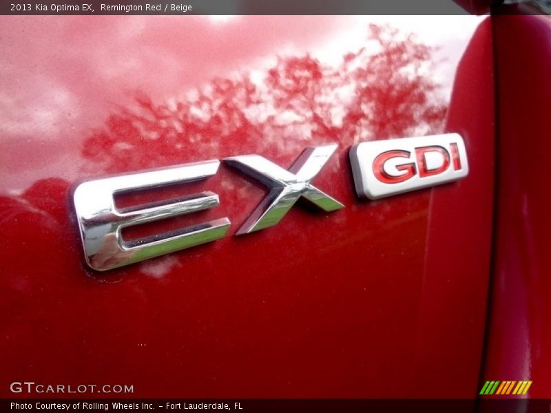 Remington Red / Beige 2013 Kia Optima EX
