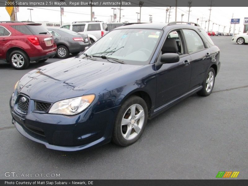 Regal Blue Pearl / Anthracite Black 2006 Subaru Impreza 2.5i Wagon