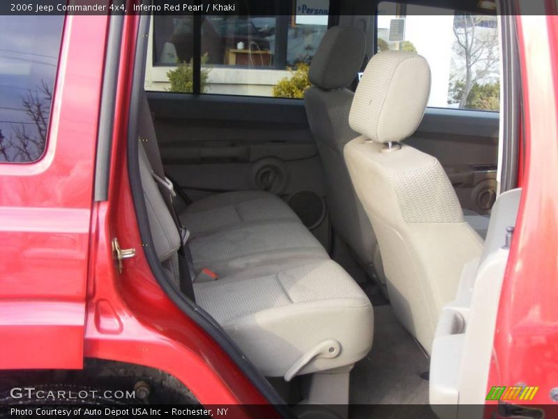 Inferno Red Pearl / Khaki 2006 Jeep Commander 4x4