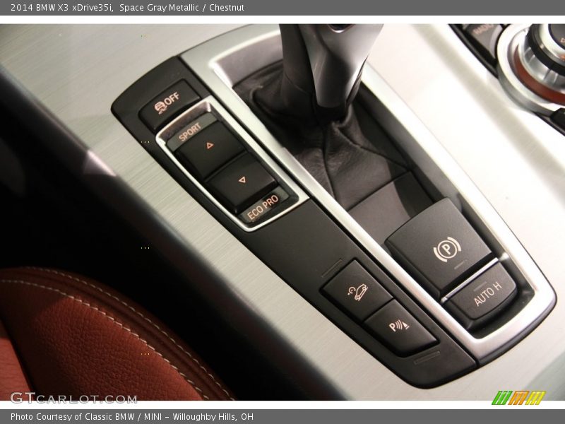 Space Gray Metallic / Chestnut 2014 BMW X3 xDrive35i