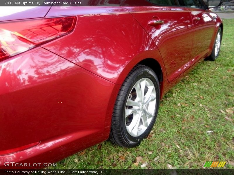 Remington Red / Beige 2013 Kia Optima EX
