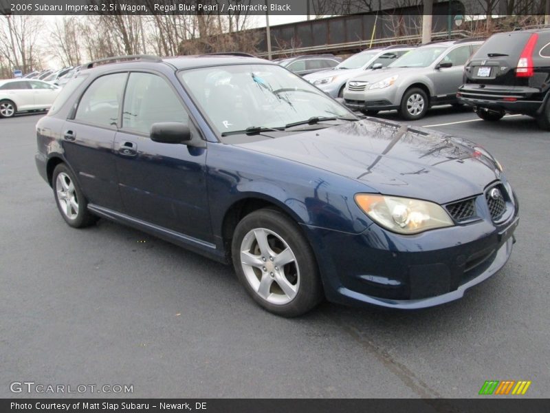 Regal Blue Pearl / Anthracite Black 2006 Subaru Impreza 2.5i Wagon