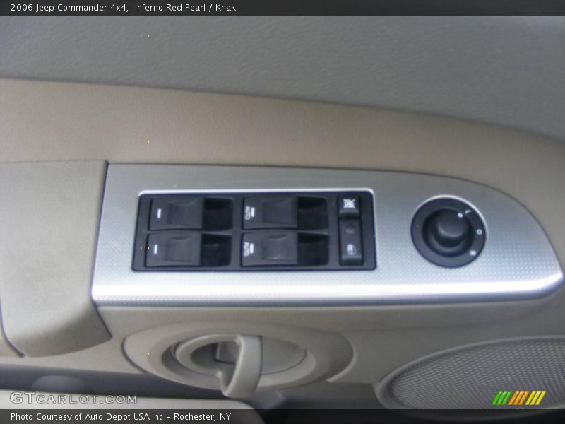 Inferno Red Pearl / Khaki 2006 Jeep Commander 4x4
