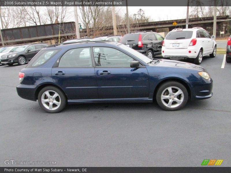 Regal Blue Pearl / Anthracite Black 2006 Subaru Impreza 2.5i Wagon