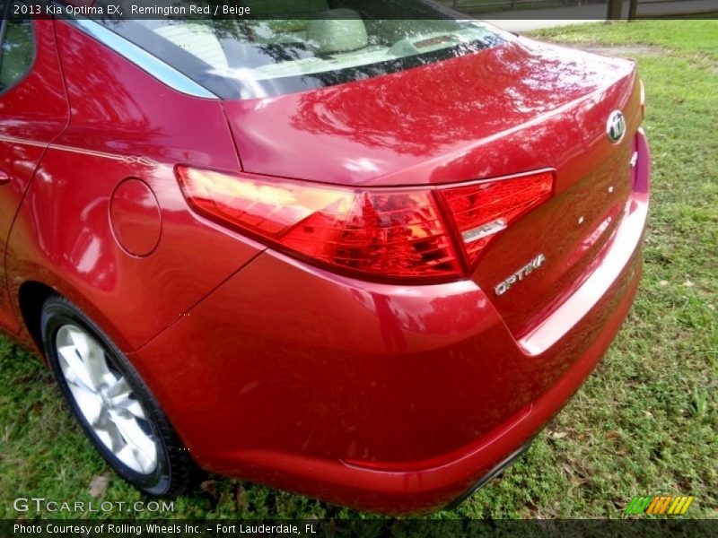 Remington Red / Beige 2013 Kia Optima EX