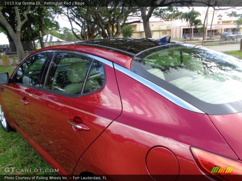 Remington Red / Beige 2013 Kia Optima EX