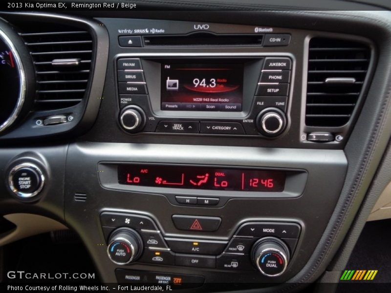 Remington Red / Beige 2013 Kia Optima EX