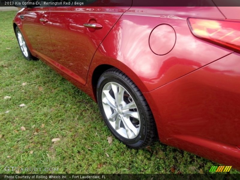 Remington Red / Beige 2013 Kia Optima EX