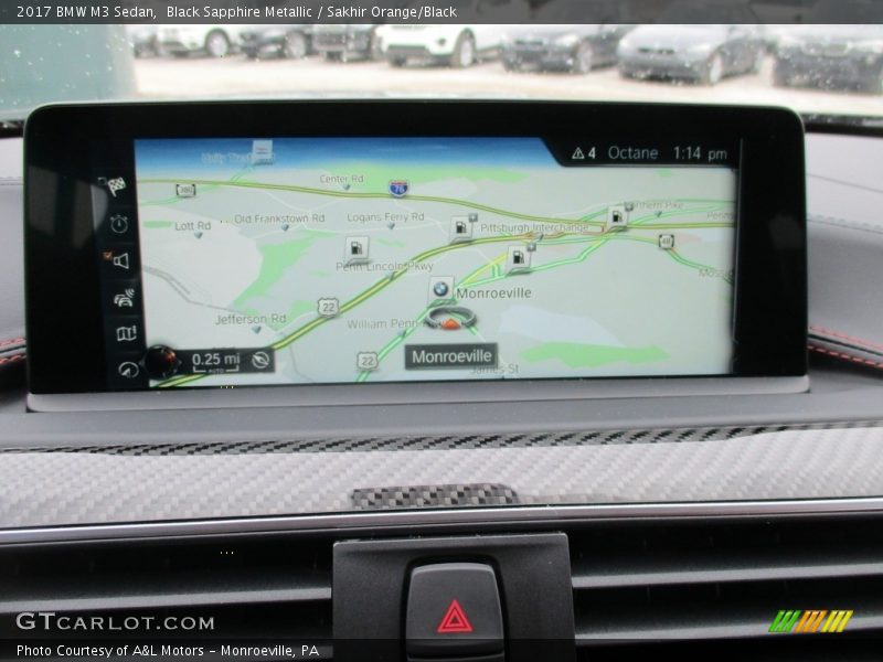 Navigation of 2017 M3 Sedan