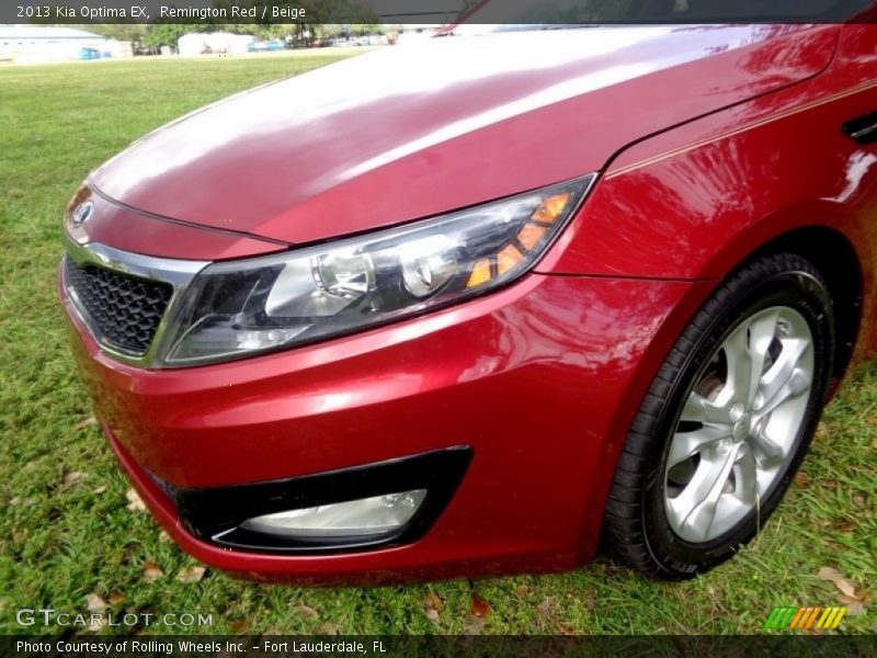 Remington Red / Beige 2013 Kia Optima EX