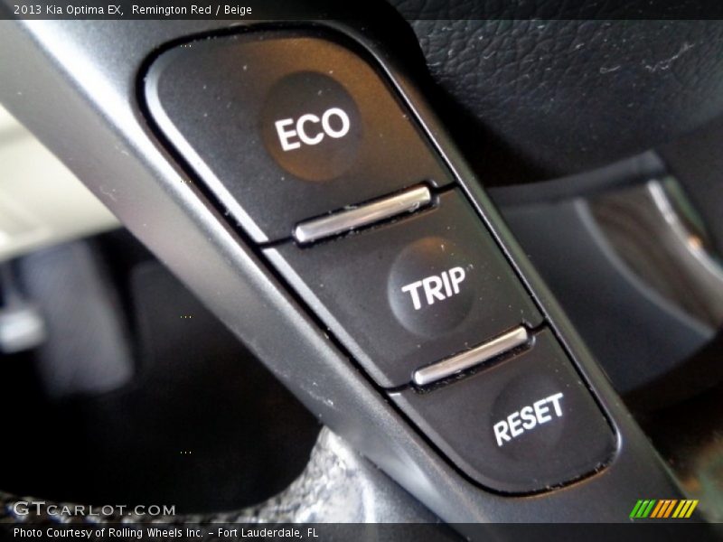 Remington Red / Beige 2013 Kia Optima EX