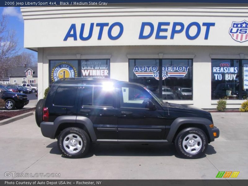 Black / Medium Slate Gray 2006 Jeep Liberty Sport 4x4