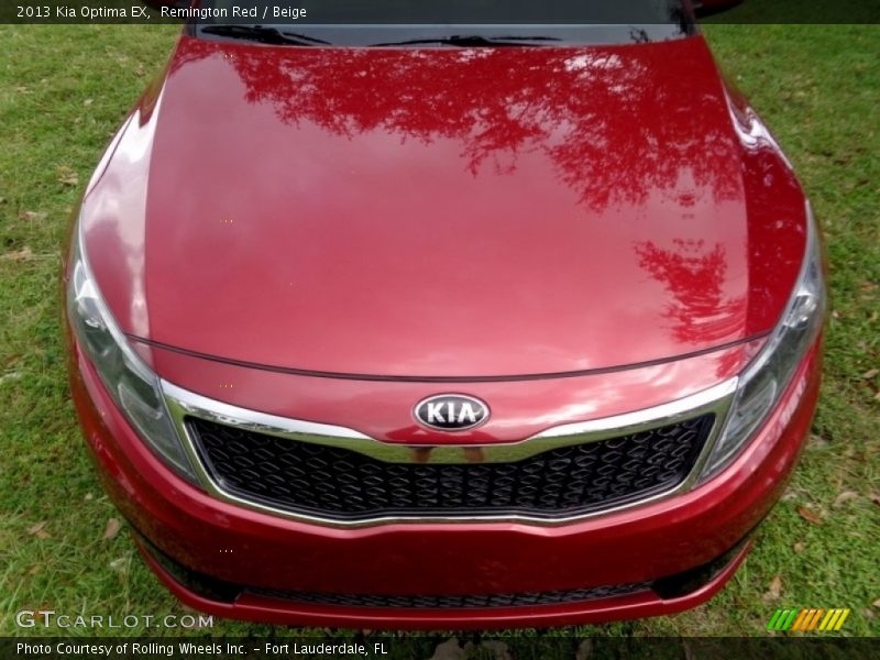 Remington Red / Beige 2013 Kia Optima EX