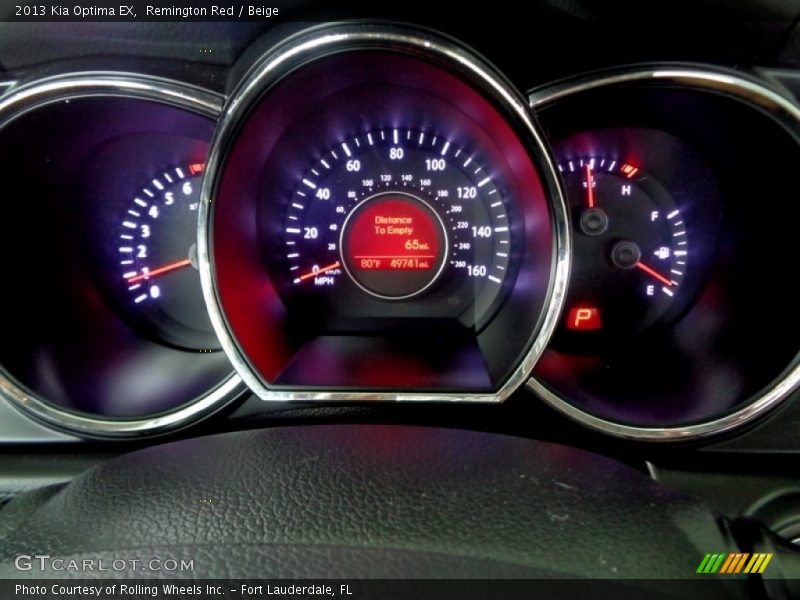 Remington Red / Beige 2013 Kia Optima EX