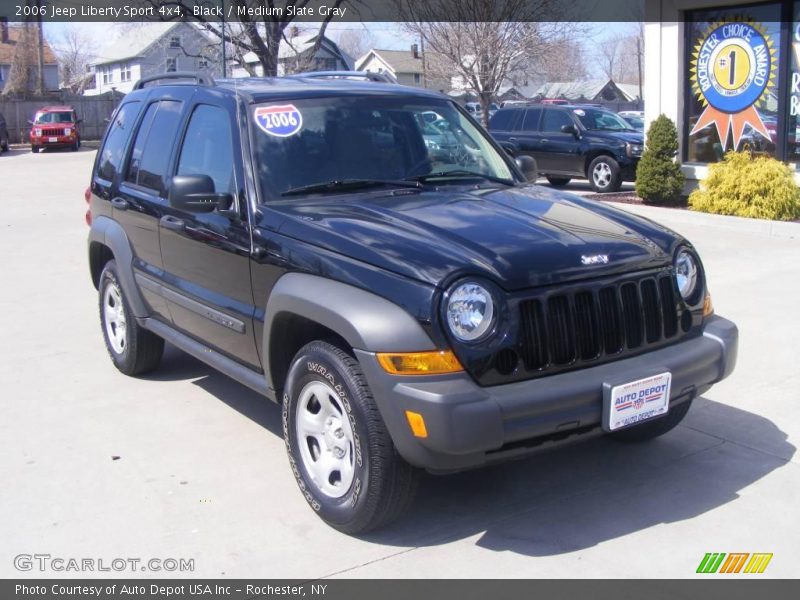 Black / Medium Slate Gray 2006 Jeep Liberty Sport 4x4